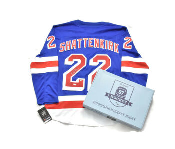 Kevin Shattenkirk NHL Jersey - Fanatics Hit Parade Autographed NY Rangers