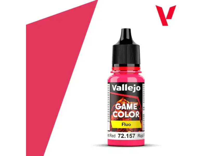 Vallejo Fluorescent Red Game Fluo (72.157)