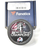 Cale Makar Autographed Puck Stanley Cup Champion