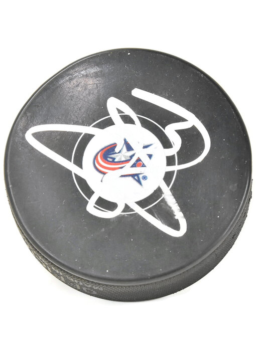 Seth Jones Autographed puck