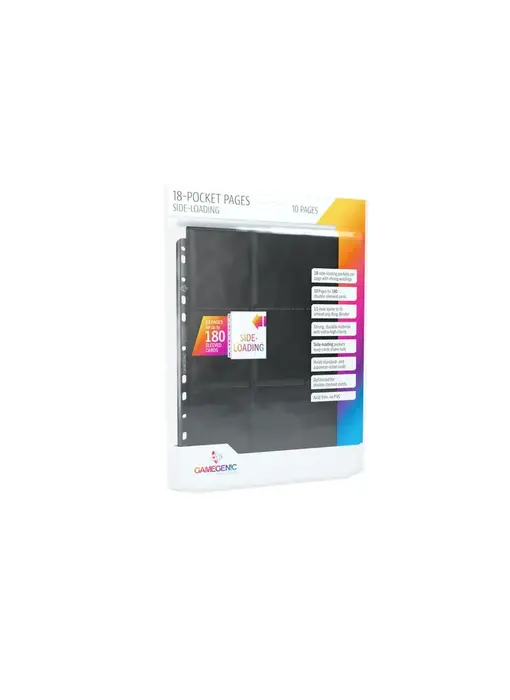 1 * Pages  Sideloading 18-Pocket Display - Black