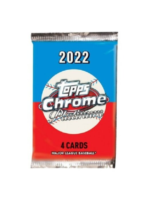 Topps Chrome Platinum Anniv Baseball 2022 Hobby Pack
