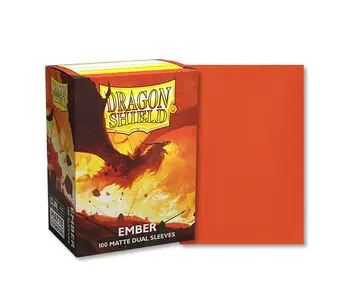 Dragon Shield Sleeves Dual Matte Ember 100Ct