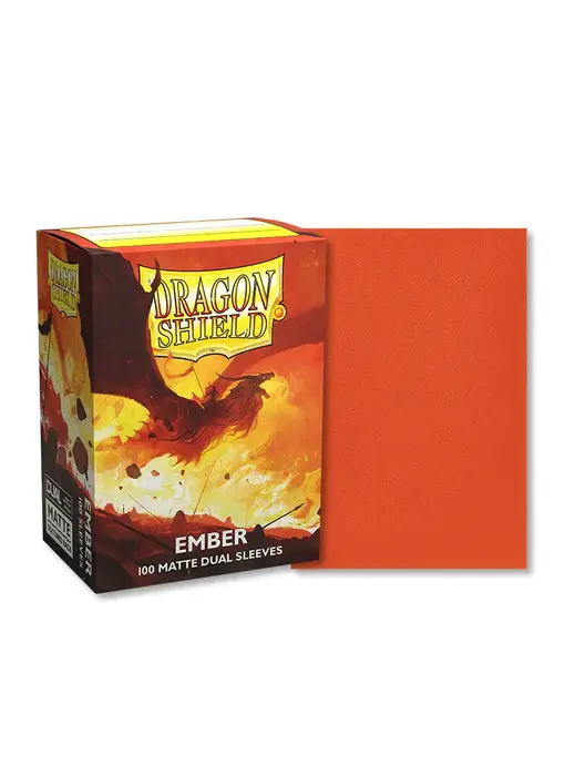Dragon Shield Sleeves Dual Matte Ember 100Ct