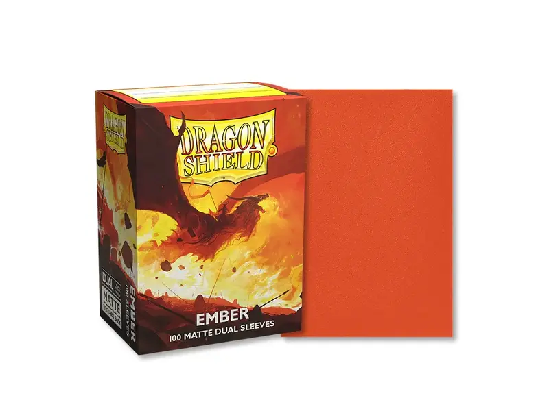 Dragon Shield Dragon Shield Sleeves Dual Matte Ember 100Ct