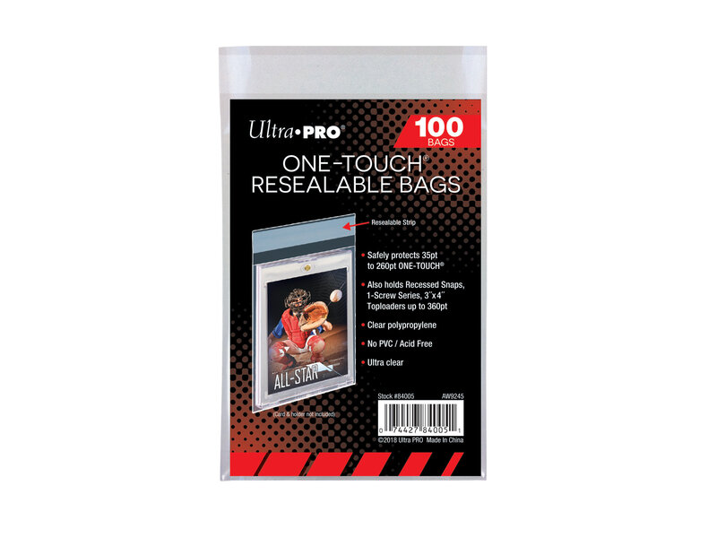 Ultra Pro Ultra Pro 1Touch Resealable Bags 100Ct