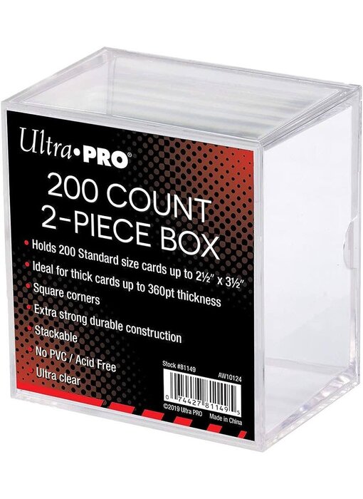 Ultra Pro Storage Box - 2 Piece - 200 Ct
