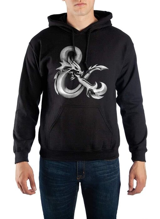 Dungeons And Dragons - L Ampersand Black Hoodie