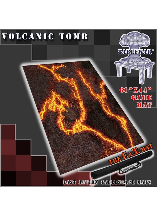 F.A.T. MATS - Volcanic Tomb 60 inches X 44 inches
