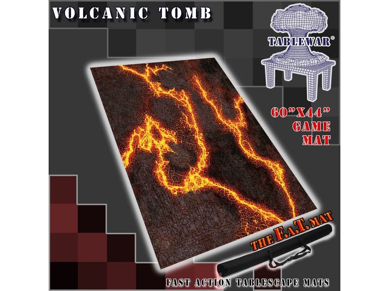 F.A.T. MATS - Volcanic Tomb 60 inches X 44 inches