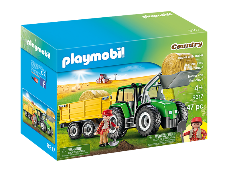 Playmobil Playmobil Tractor with Trailer (9317)