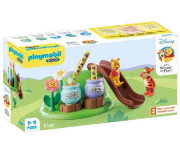 Playmobil 1.2.3 & Disney - Jardin des abeilles de Winnie et de Tigrou