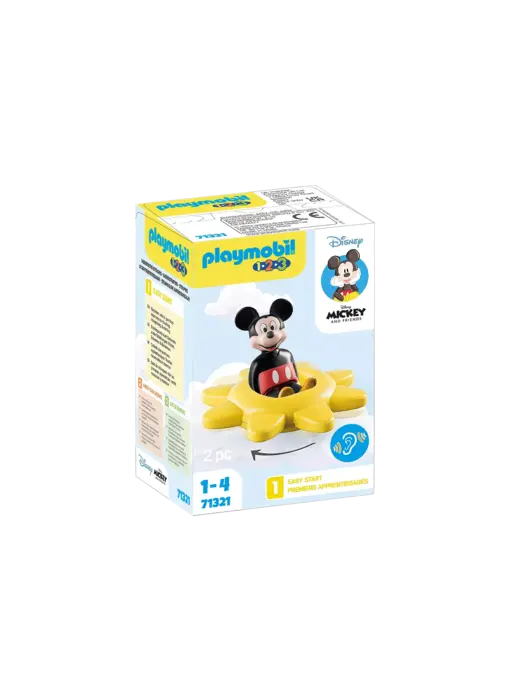 Playmobil 1.2.3 & Disney - Mickey et Toupie soleil (71321)