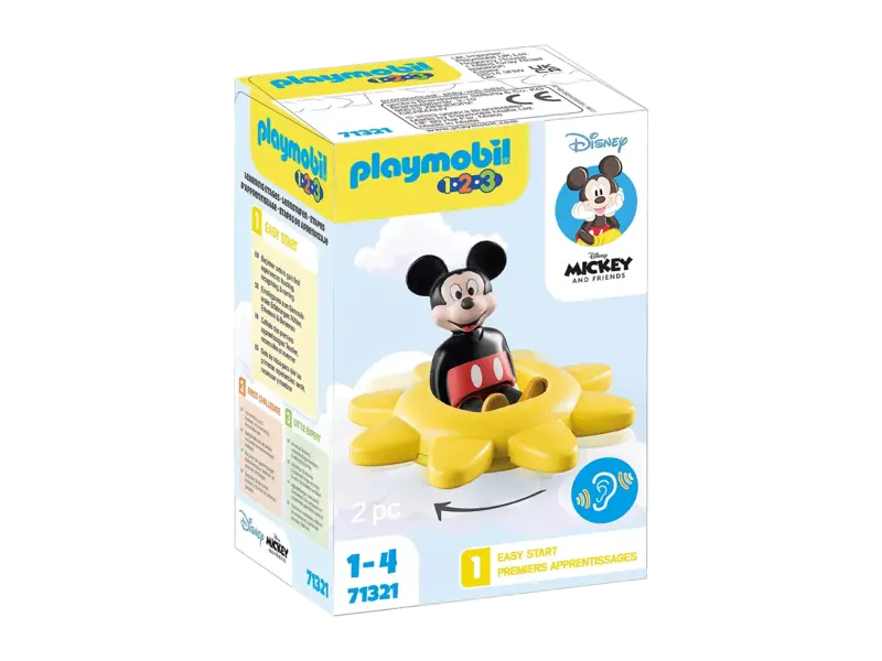 Playmobil Playmobil 1.2.3 & Disney - Mickey et Toupie soleil (71321)