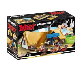 Playmobil Astérix - La hutte d'Ordrafalbétix (71266)