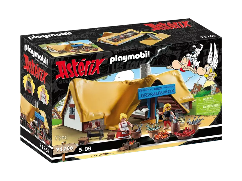Playmobil Playmobil Astérix - La hutte d'Ordrafalbétix (71266)