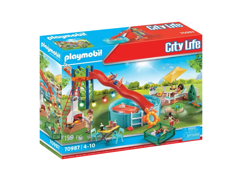 Playmobil Playmobil Espace détente avec piscine (70987)