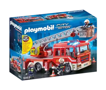 Playmobil Camion de Pompiers avec Échelle Pivotante (9463)