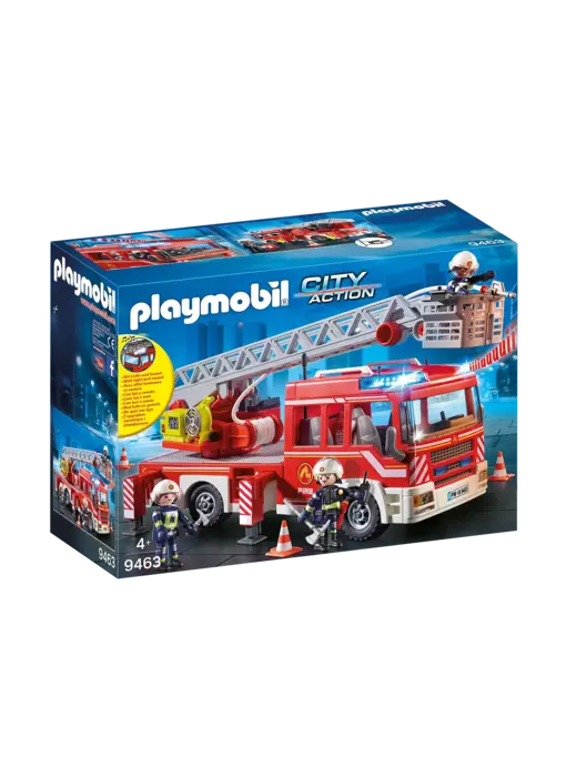 Playmobil Camion de Pompiers avec Échelle Pivotante (9463)