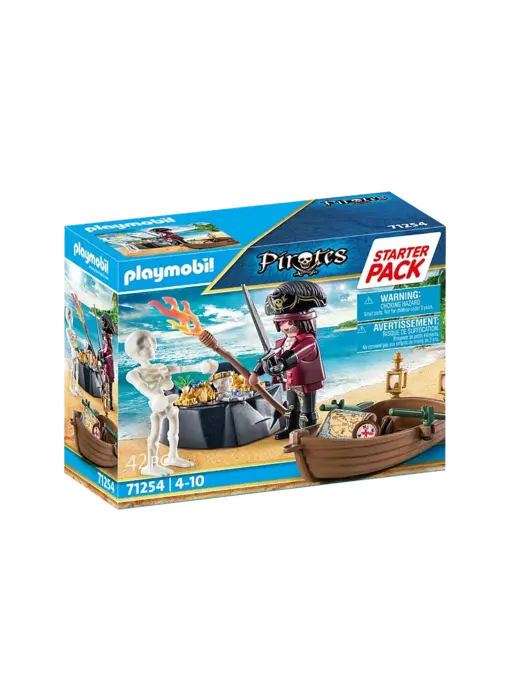 Playmobil Starter Pack Pirate et Barque (71254)