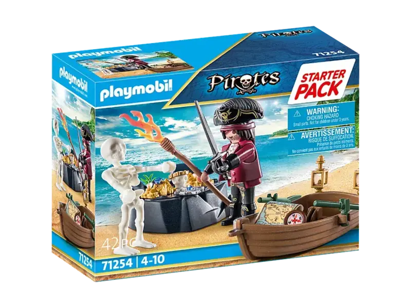 Playmobil Playmobil Starter Pack Pirate et Barque (71254)