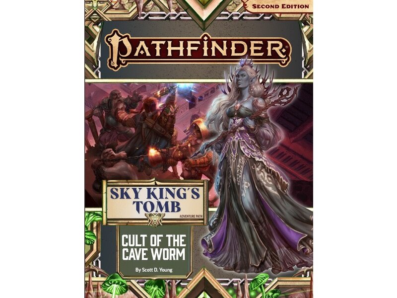 Paizo Pathfinder Adventure Path - Cult of the Cave Worm (Sky King’s Tomb 2 of 3)