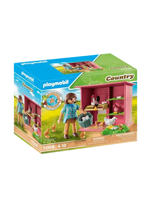 Playmobil Agricultrice et poulailler (71308)