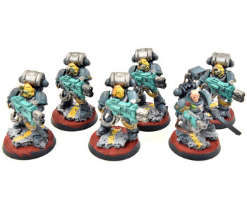 SPACE MARINES 6 Devastators #1 WELL PAINTED Warhammer 40K