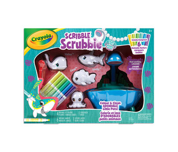 Scribble Scrubbie - Animaux marins & lagune