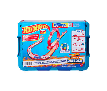 Hot Wheels Track Builder - Coffret cascade enflammée