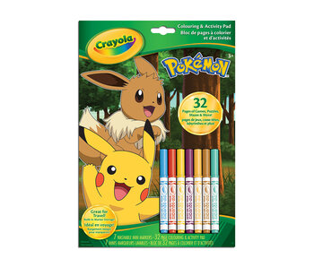 Crayola - Malette inspiration artisitque Pokémon, 115 mcx, Fr