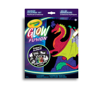 Crayola Ensemble glow fusion marker - Créatures mitiques