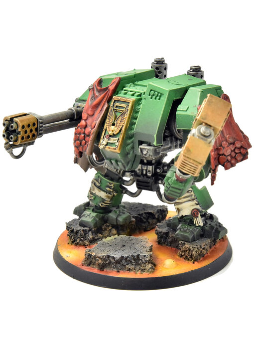 SPACE MARINES Dreadnought #2 WELL PAINTED Warhammer 40K Salamanders