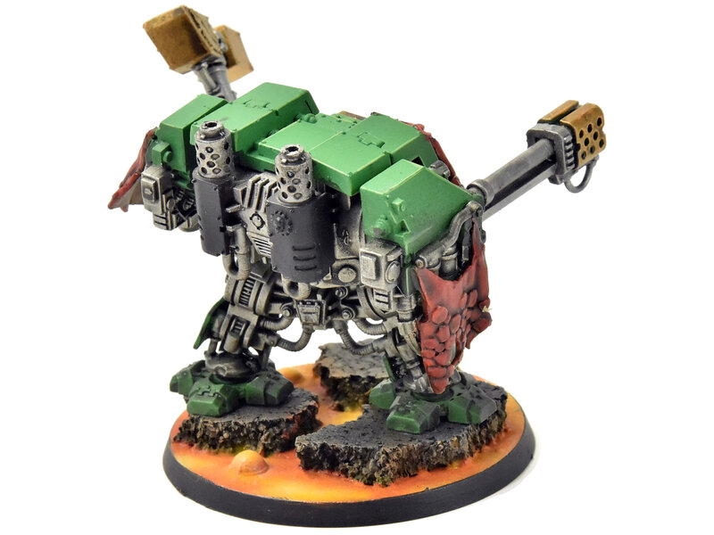 Games Workshop SPACE MARINES Dreadnought #2 WELL PAINTED Warhammer 40K Salamanders