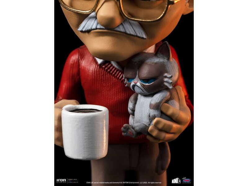 Iron Studios Statue Stan Lee with Grumpy Cat - Pow - MiniCo - Iron Studios