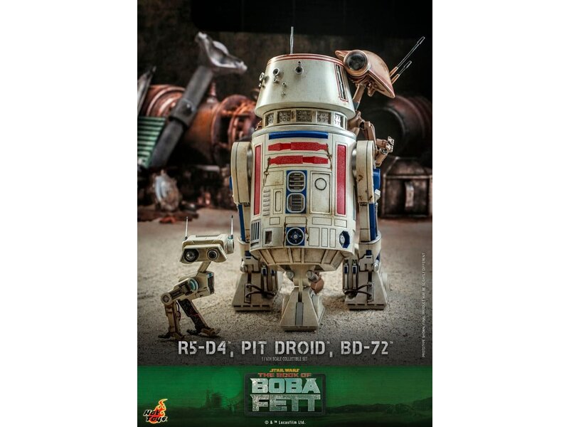 Sideshow R5-D4, Pit Droid, and BD-72 - The Book of Boba Fett