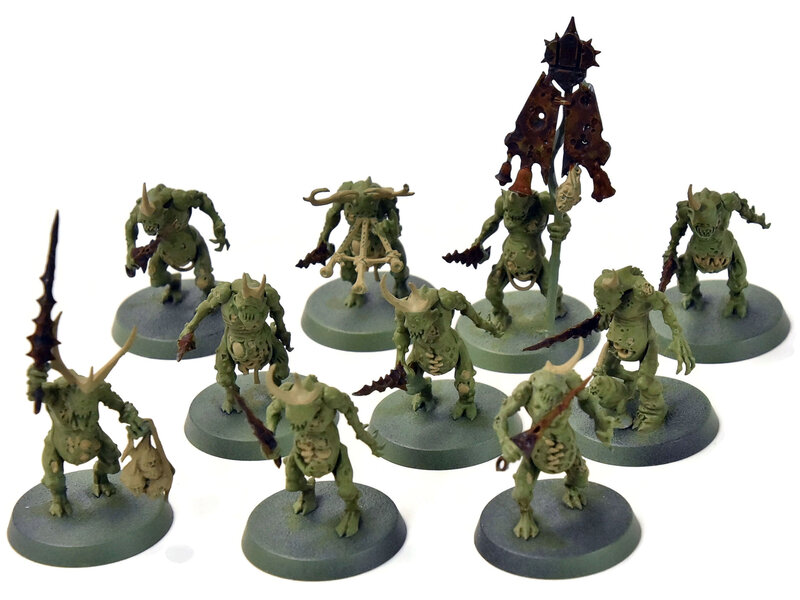Games Workshop CHAOS DAEMONS 10 Plaguebearers #2 Warhammer 40K
