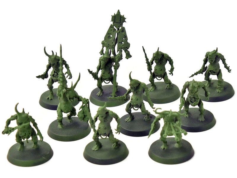 Games Workshop CHAOS DAEMONS 10 Plaguebearers #3 Warhammer 40K