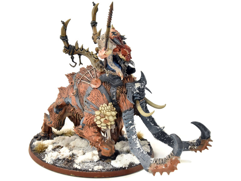 Games Workshop OGOR MAWTRIBES Frostlord on Thundertusk #1 WELL PAINTED Sigmar