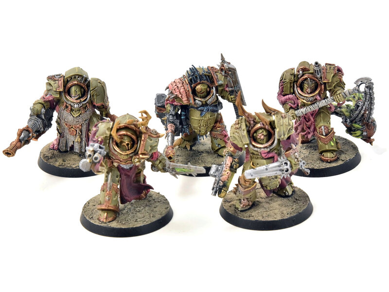 Games Workshop DEATH GUARD 5 Blightlord Terminators #1 WELL