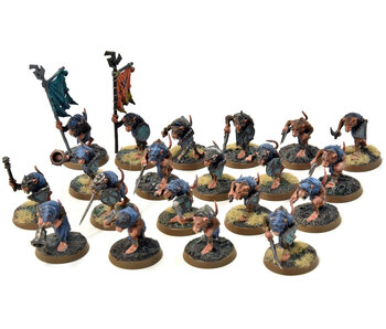 SKAVEN 20 Clanrats #3 WELL PAINTED Sigmar