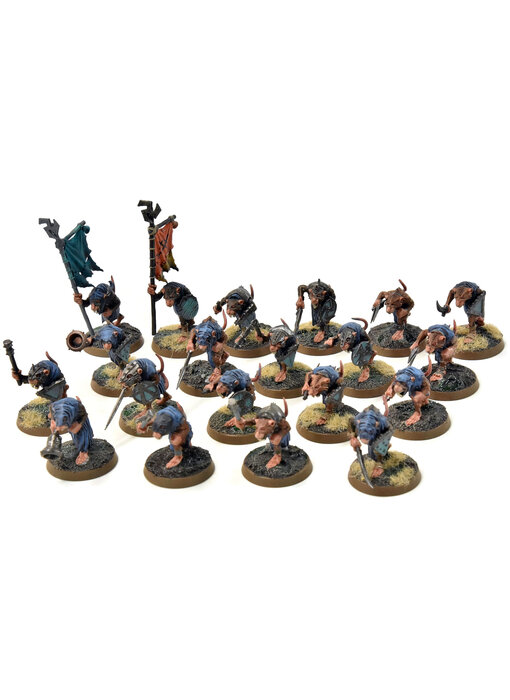 SKAVEN 20 Clanrats #3 WELL PAINTED Sigmar