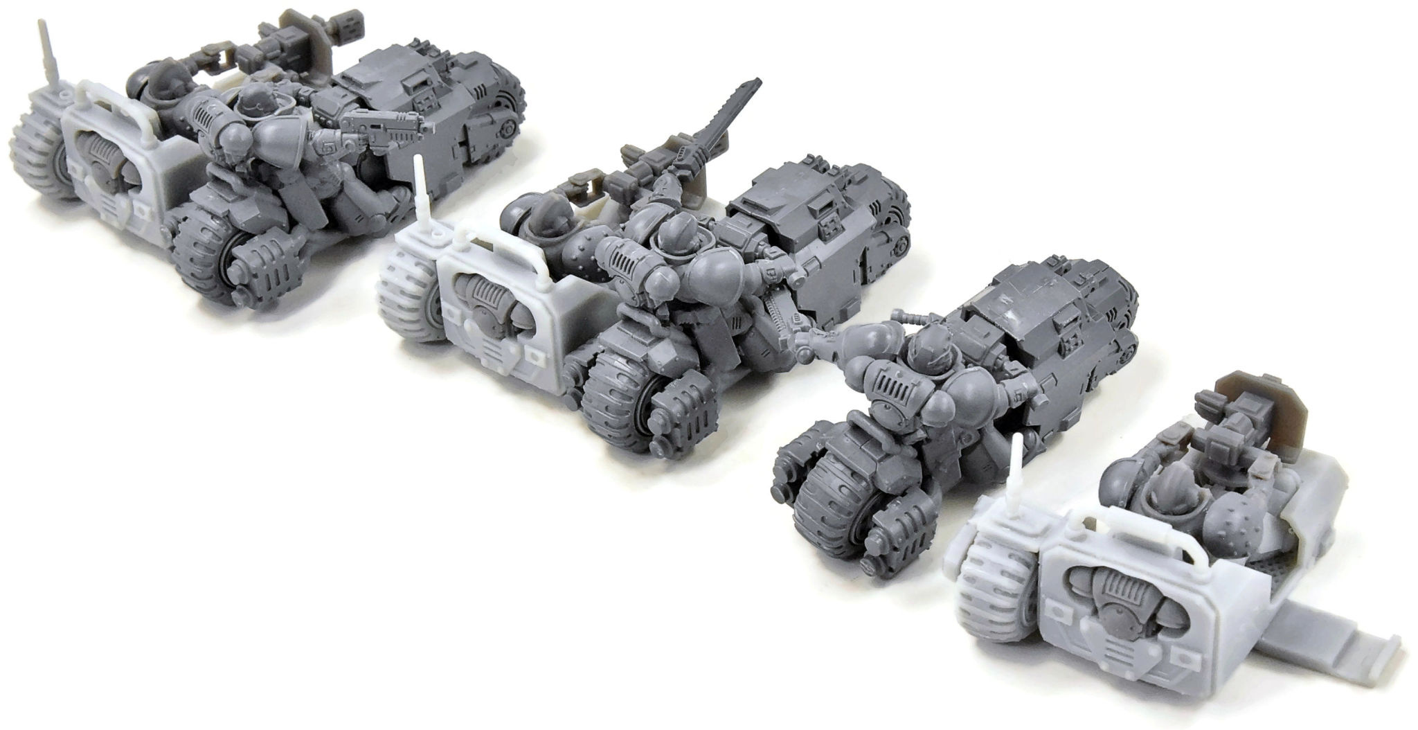 Games Workshop Space Marines 3 Outriders 3 Warhammer 40k With Attack Bike Upgrade Option Au