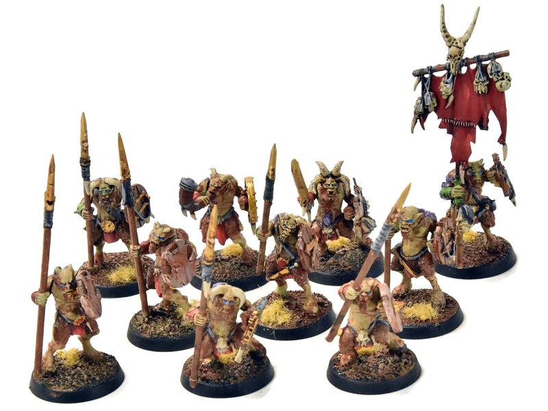Games Workshop BEAST OF CHAOS 10 Ungors #2 WELL PAINTED Sigmar