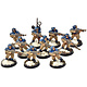 ASTRA MILITARUM 10 Cadian Shock Troops #2 Warhammer 40K WELL PAINTED