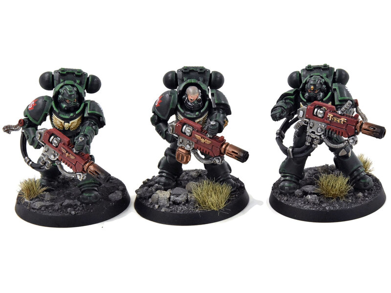Games Workshop DARK ANGELS 3 Eradicators #2 PRO PAINTED Warhammer 40K