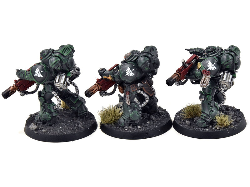 Games Workshop DARK ANGELS 3 Eradicators #2 PRO PAINTED Warhammer 40K