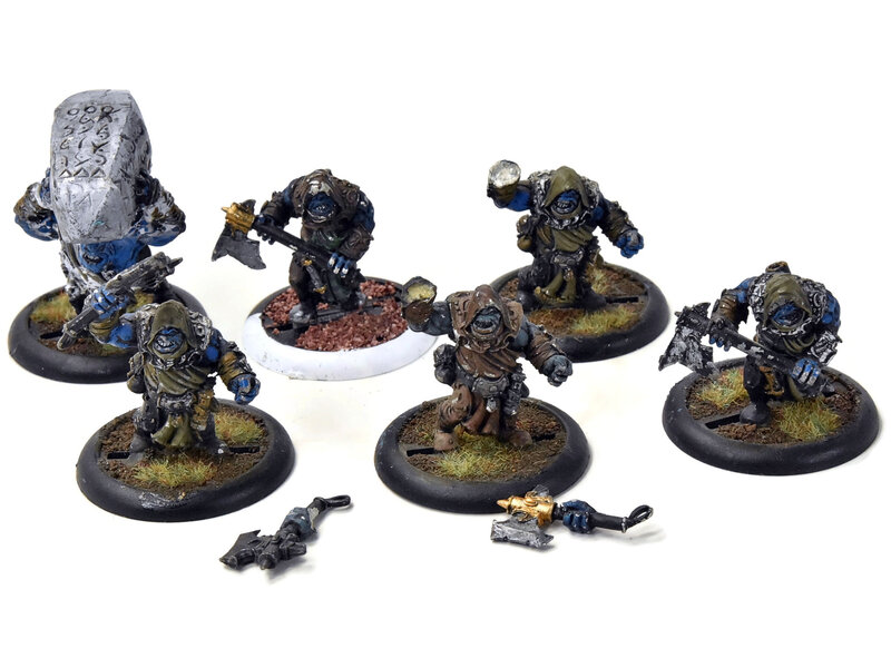 HORDES 6 Krielstone Bearer & Stone Scribes #1 METAL TROLLBLOODS
