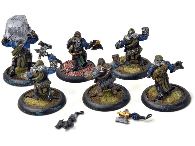 HORDES 6 Krielstone Bearer & Stone Scribes #1 METAL TROLLBLOODS