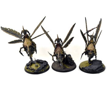 MAGGOTKIN OF NURGLE 3 Plague Drones #2 WELL PAINTED Sigmar